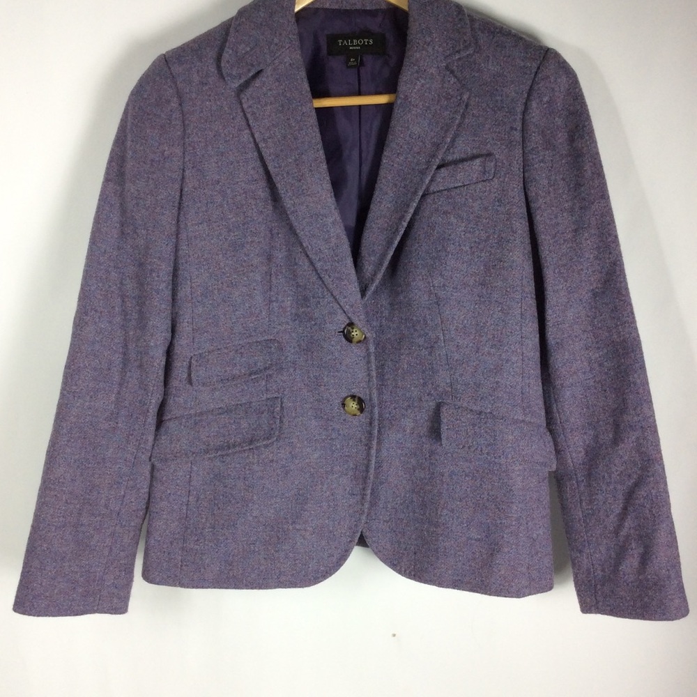 Talbots wool blend blazer size 6P